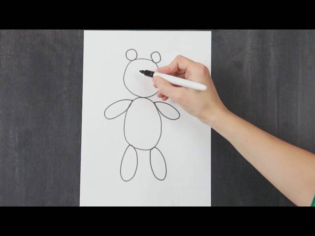 Рисуем медведя (для детей)