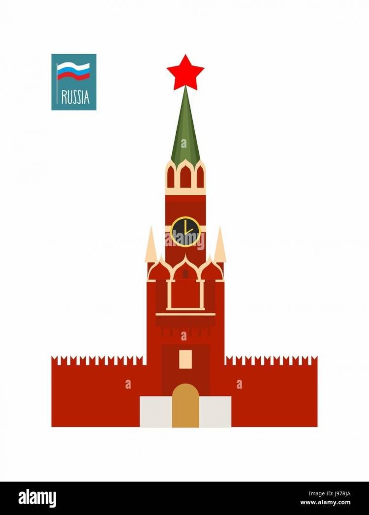 Башня кремля рисунок