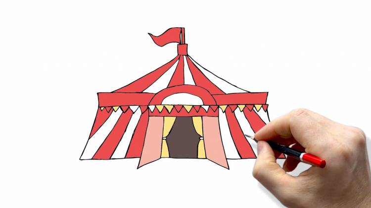 Amazing Circus Drawing Tutorial for Beginners