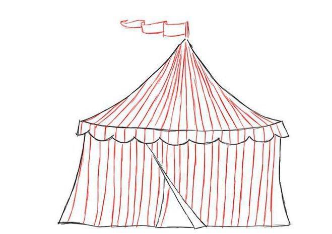 Рисуем арену цирка