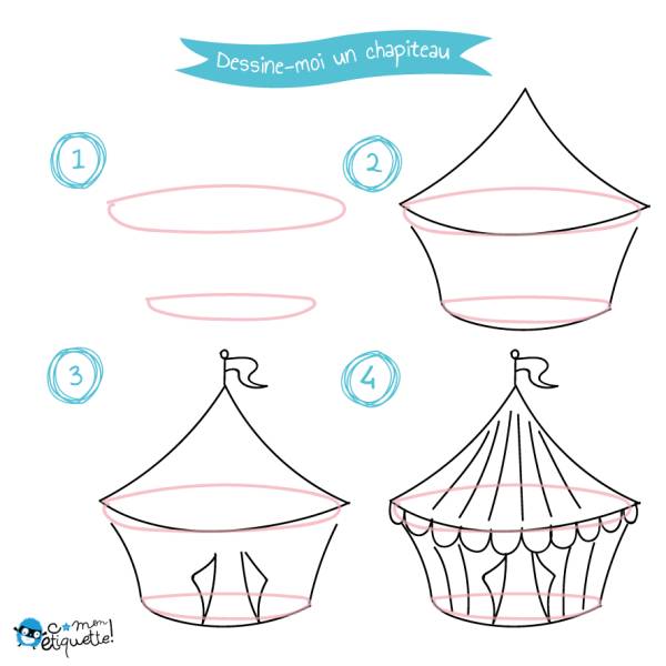 Как нарисовать цирк 
