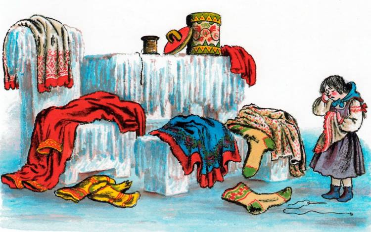 Иллюстрации к сказке мороз иванович