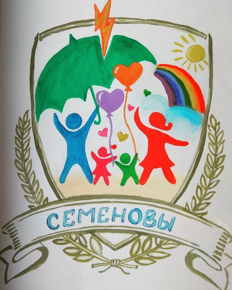 Рисунок герб семьи для детского сада 