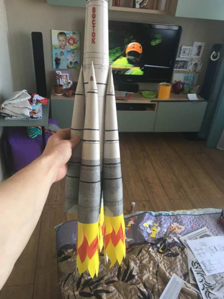 Поделка ракета своими руками