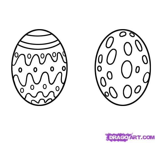 Как нарисовать пасхальное яйцо поэтапно