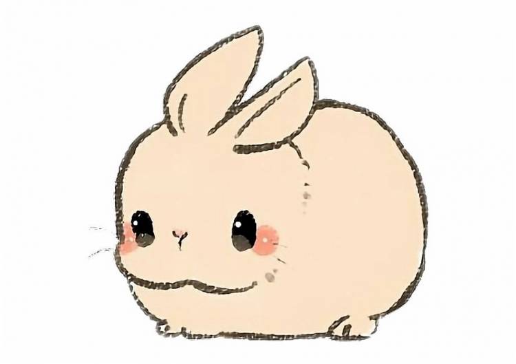 Идеи для срисовки картинка милый кролик 