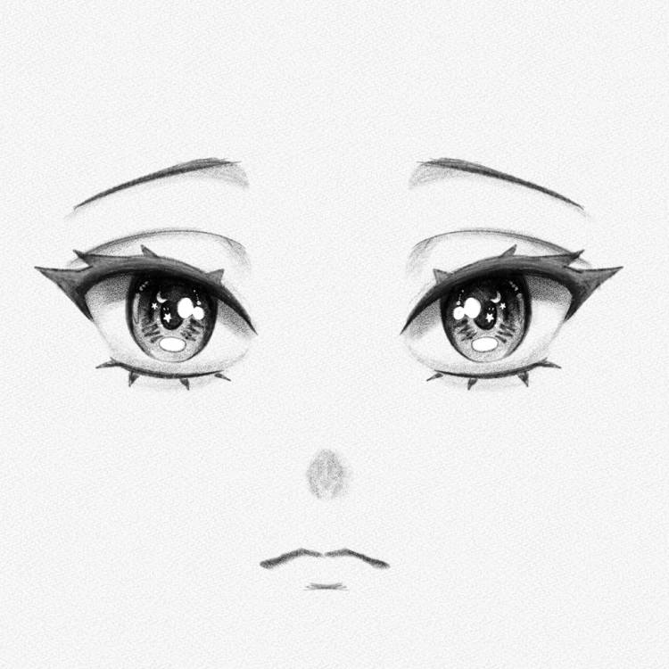 Как нарисовать Аниме глаза для начинающих