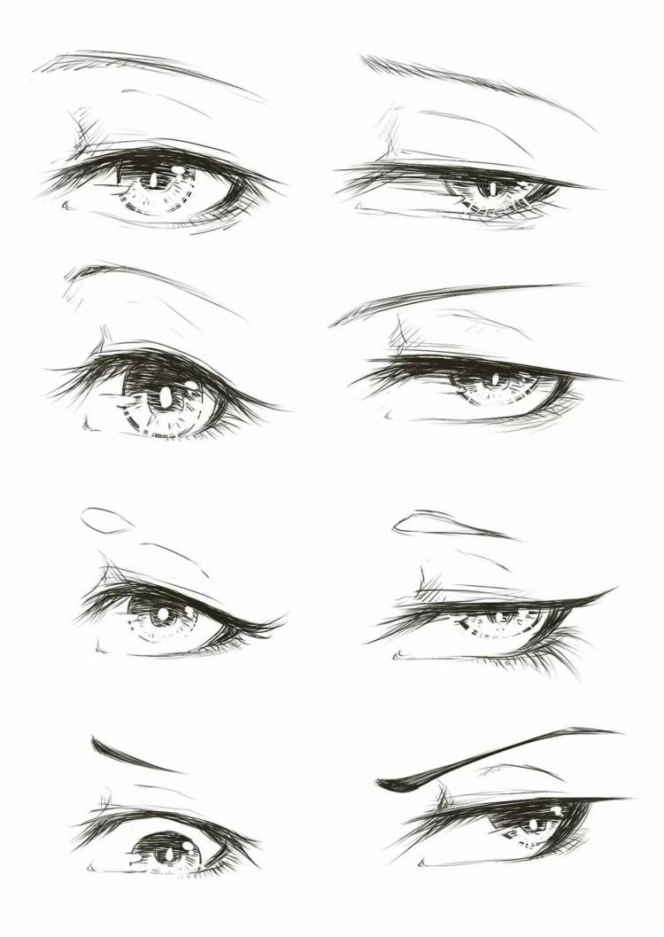 Аниме глаза женские