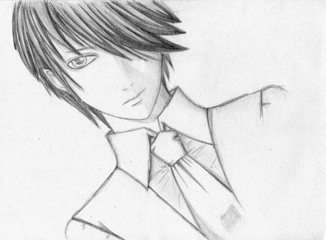 картинок Аниме для срисовки карандашом » Dosuga