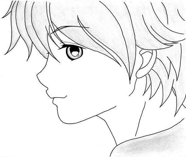 картинок Аниме для срисовки карандашом » Dosuga