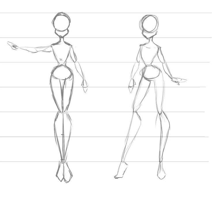 Как нарисовать мультяшное тело