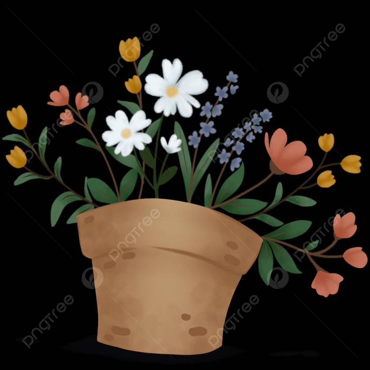 весенние цветы в горшке PNG , весна, цветок, Горшок PNG картинки и пнг PSD рисунок для бесплатной загрузки