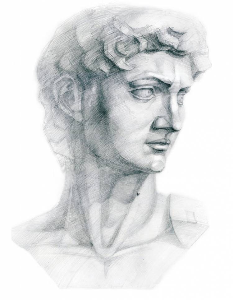 Портрет древнего мыслителя