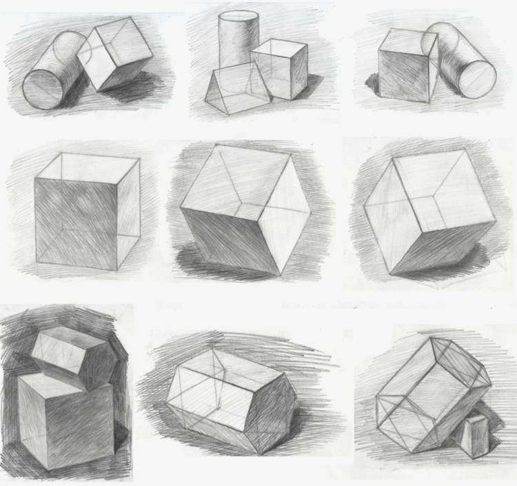 Зарисовки геометрических тел