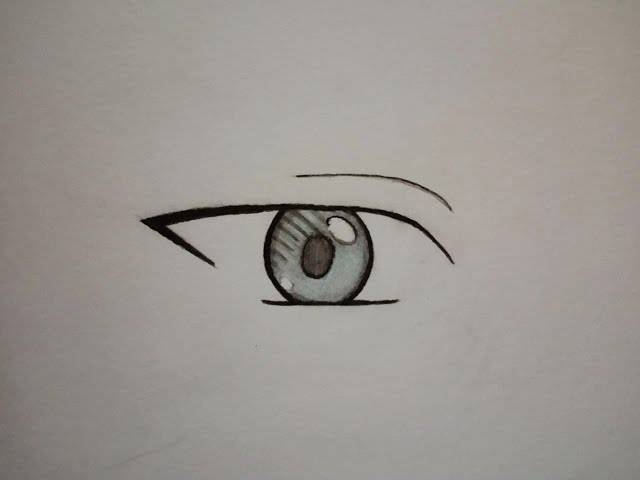 Как нарисовать аниме глаза карандашом ✎ ЛЕГКО и БЫСТРО ✎ За