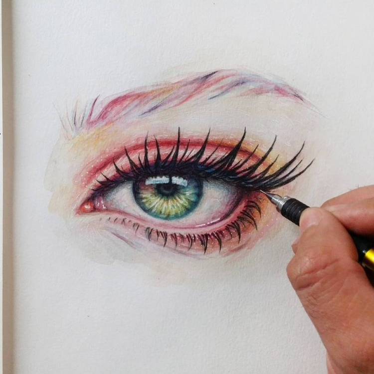 Красивые и легкие рисунки цветными карандашами