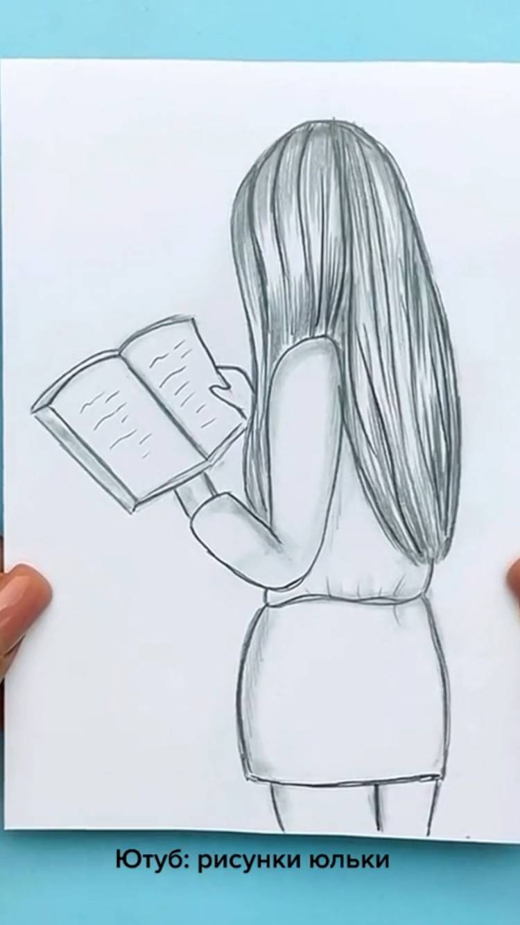 Как нарисовать девушку простым карандашом рисунки для срисовки