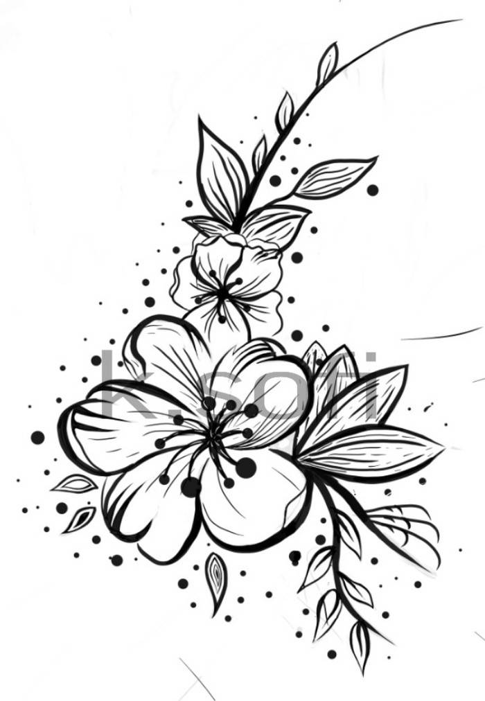 Иллюстрация Эскиз татуировки