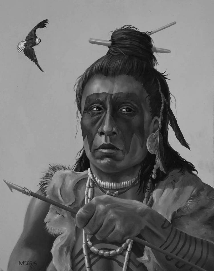 Раскраски Боевая индейцев 