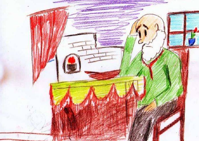 Старый дед и внучек» краткое содержание для читательского дневника по басне Толстого 