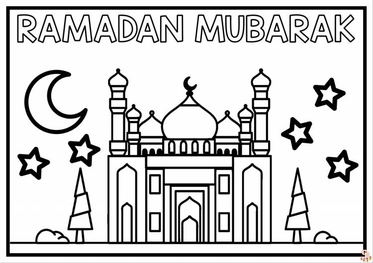 раскрасок Рамадан