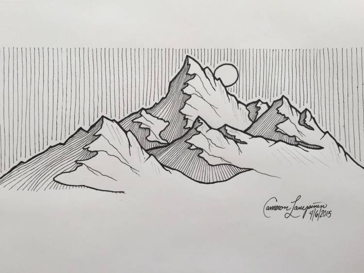 Рисунок графика горы