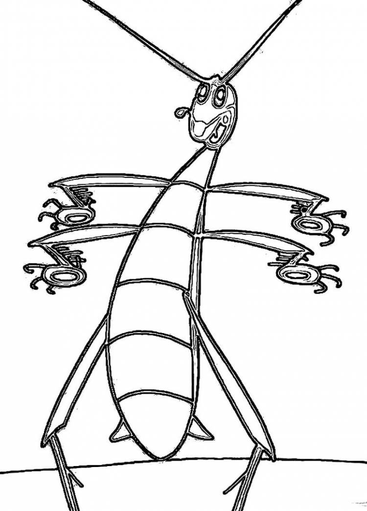 Тараканище рисунок карандашом