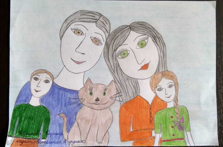 Конкурс детских рисунков «Моя дружная семья»