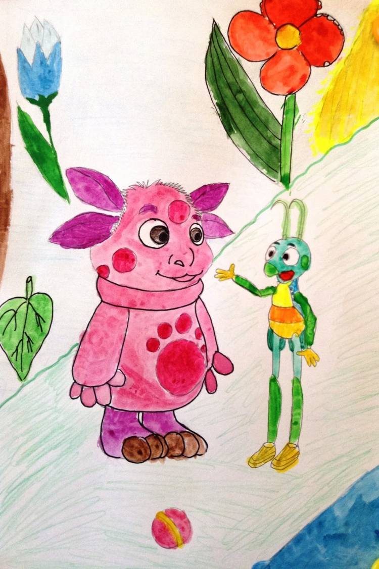 Детские рисунки на тему любимая книга