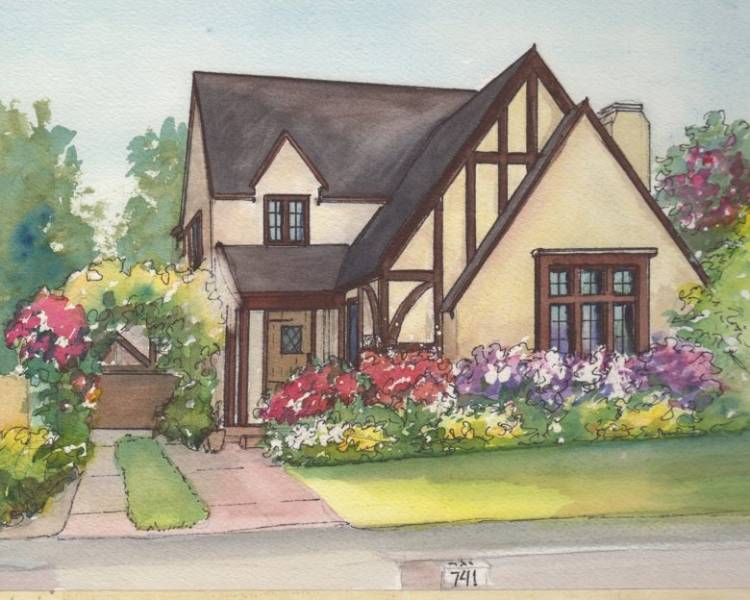 Рисование дом моей мечты 