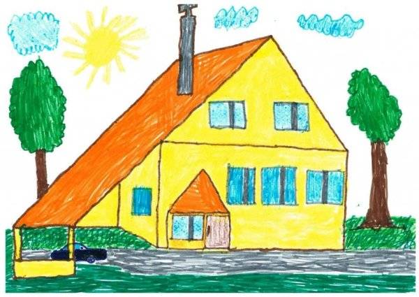 Рисунок на тему дом моей мечты 