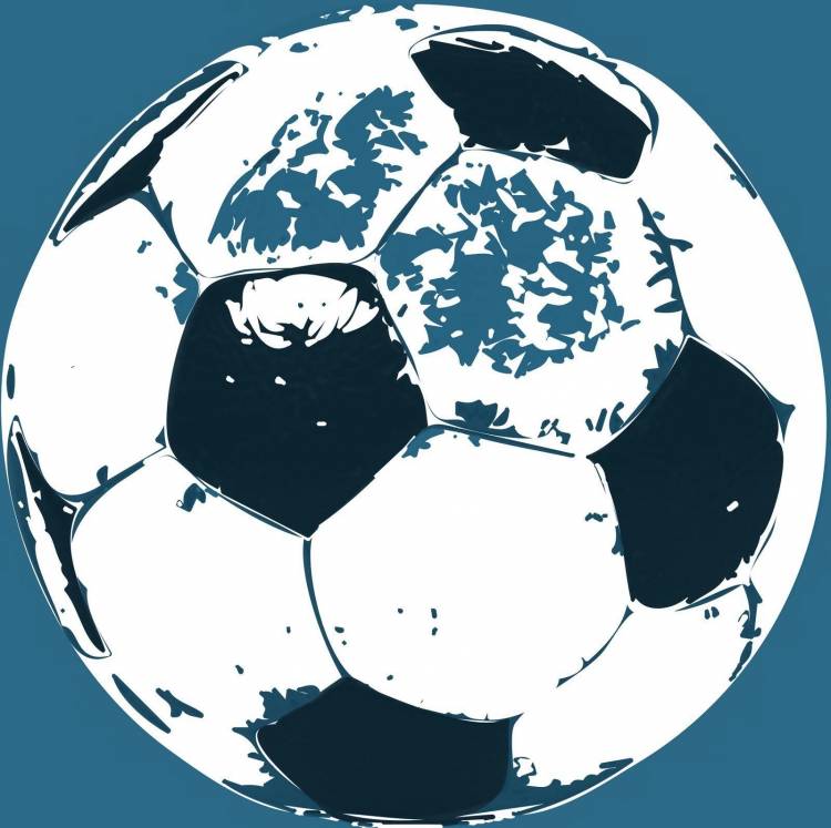 Футбольный мяч арт 