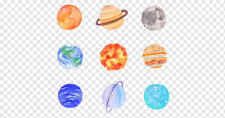 Рисунок Планета Арт Солнечная система, планета, Акварельная живопись, разное, карандаш png