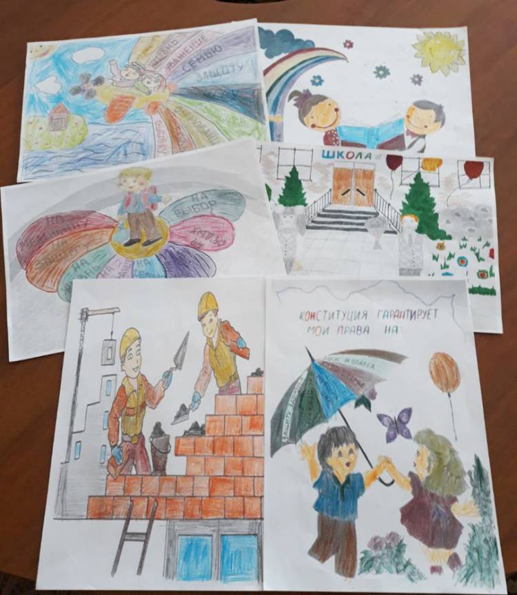 В Порозовской СШ стартовал конкурс рисунков Конституция глазами детей