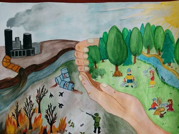 Итоги областного этапа республиканского конкурса на лучший детский рисунок на экологическую тематику