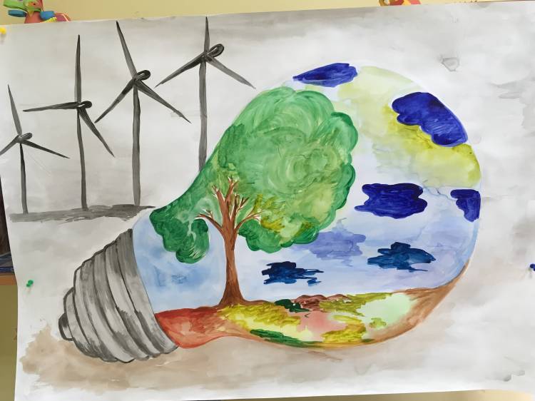 Рисунок на экологическую тему в детский сад
