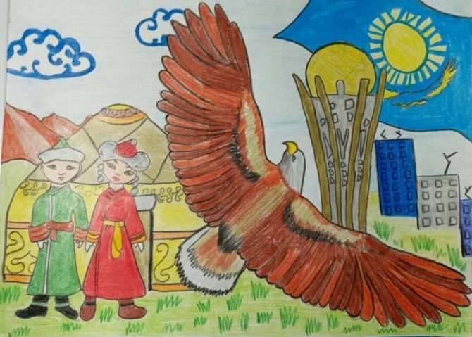 Рисунки на тему Казахстан