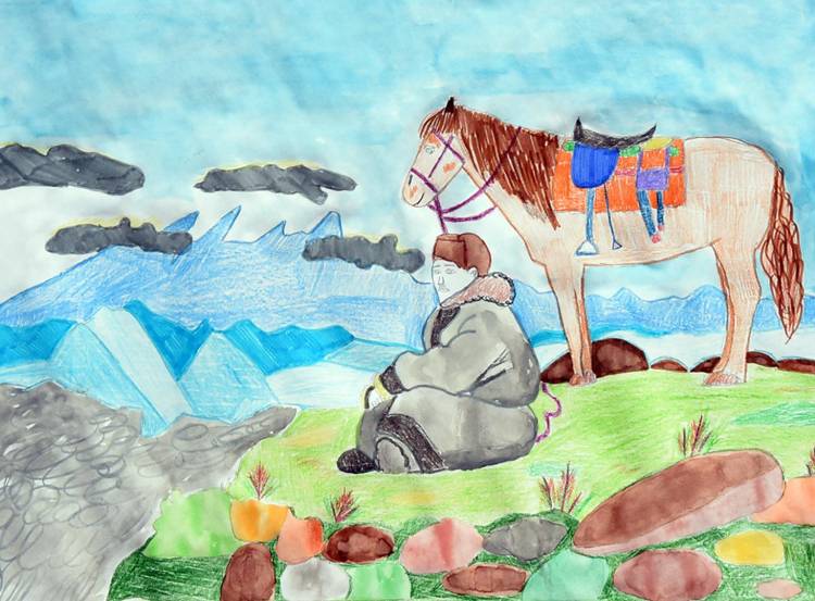 Рисунки на тему Дагестан глазами детей