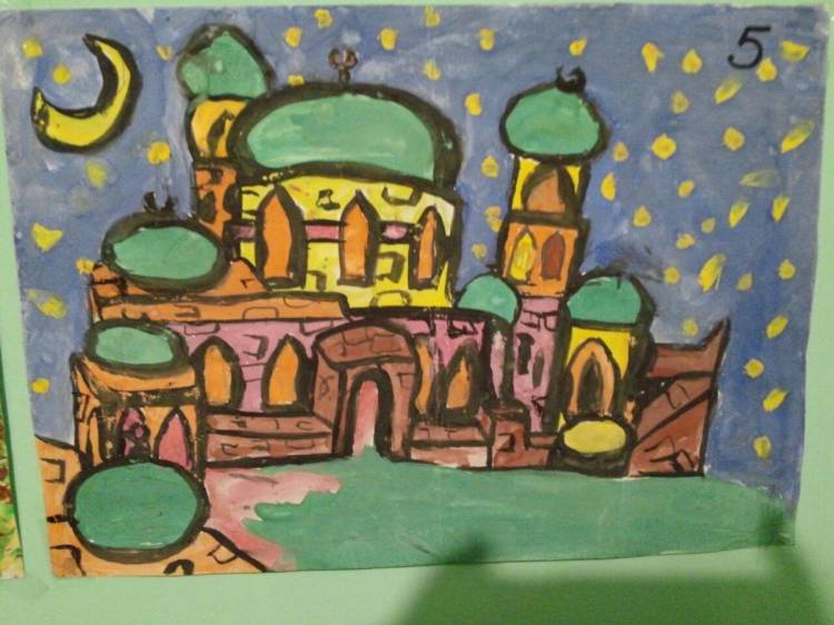 Финал конкурса детского рисунка на тему «Мечеть