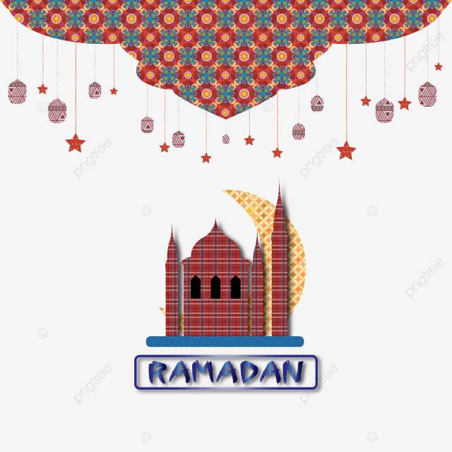 Дизайн религии исламской Рамадана с векторным фоном
