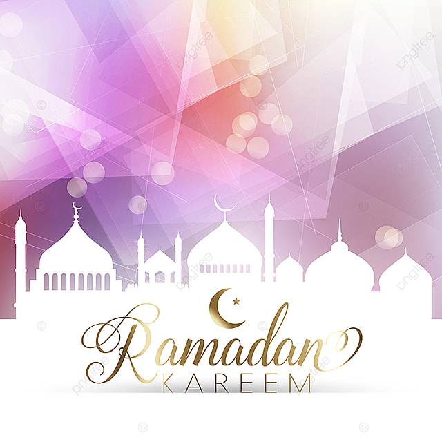 низкополигональная Ислам Рамадан постер