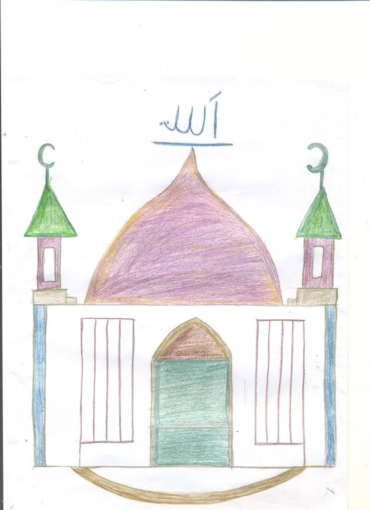 рисунки мечети