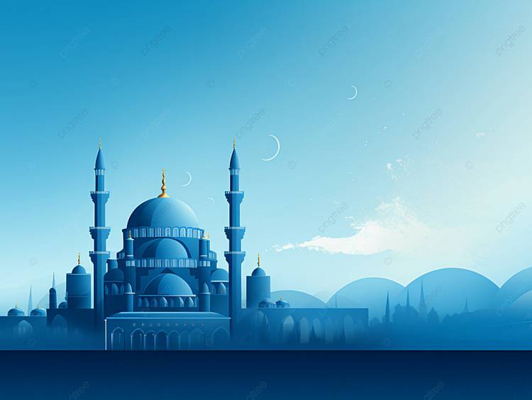 синие тона большой мечети, мечеть, ислам, религия фон картинки и Фото для бесплатной загрузки