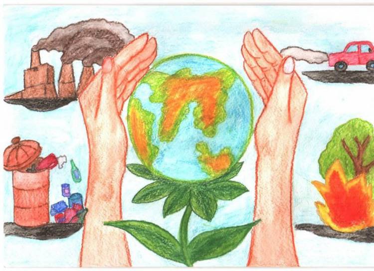 Рисунок на тему защита окружающей среды 
