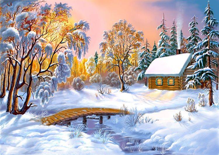 Красивые картинки зимняя сказка 