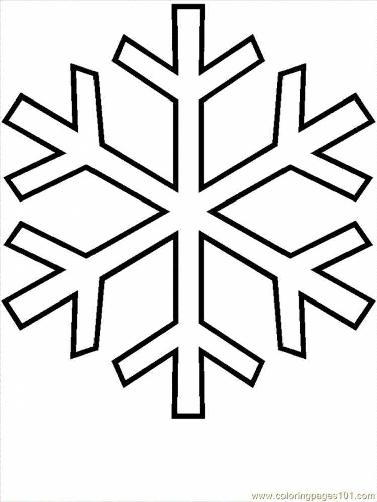 Снежинка рисунок простой