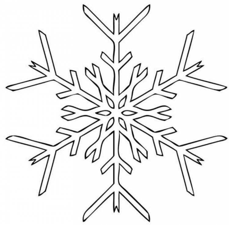 Новогодние картинки снежинок для срисовки карандашом
