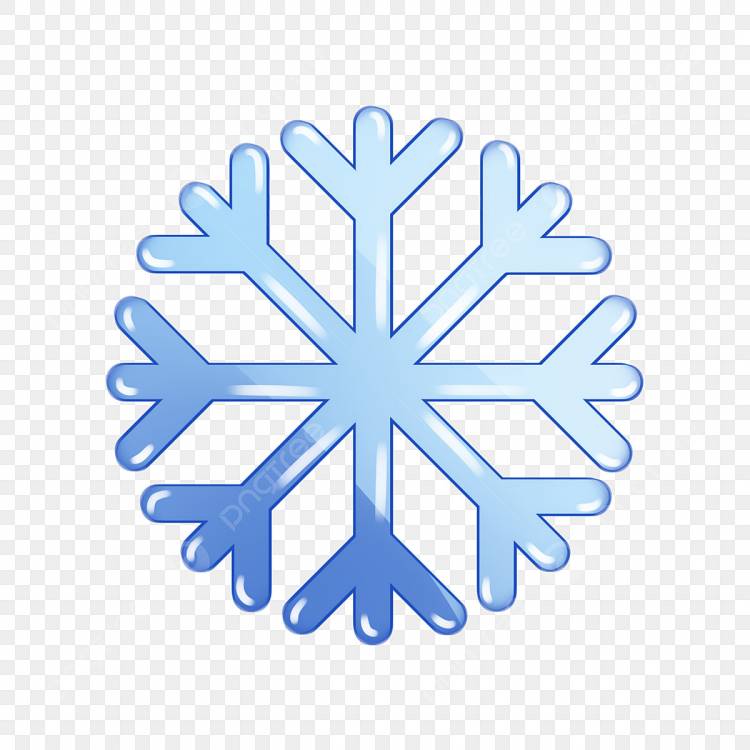 Снежинка декоративный элемент зима рождество синий мультфильм снежинка PNG , синяя снежинка, зима, мультфильм PNG картинки и пнг PSD рисунок для бесплатной загрузки