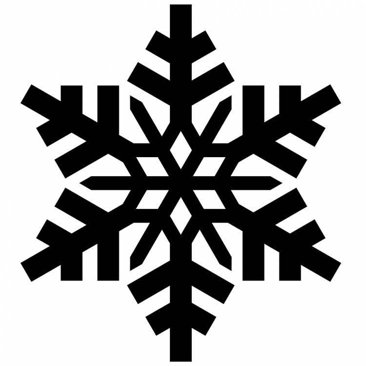 Снежинка Силуэт, Холодная Снежинка с, лист, симметрия, силуэт png