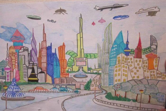 Картинки на тему Город будущего